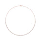 Gradiant Diamond Collar Necklace