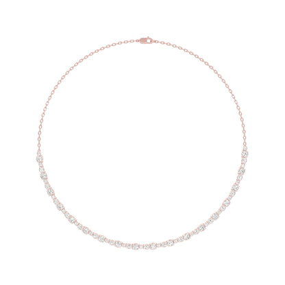 Gradiant Diamond Collar Necklace