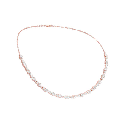Gradiant Diamond Collar Necklace