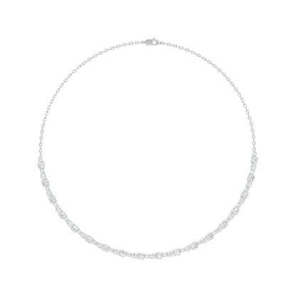 Gradiant Diamond Collar Necklace