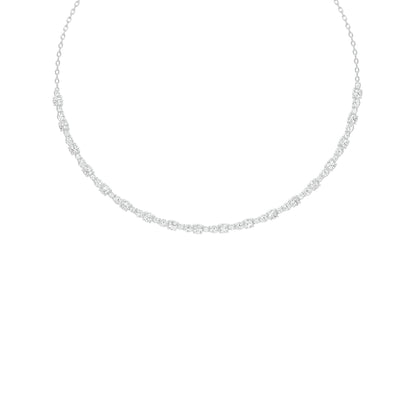 Gradiant Diamond Collar Necklace