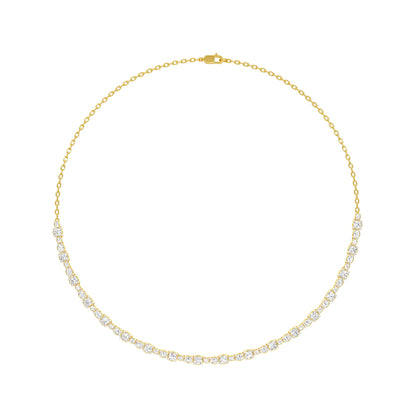 Gradiant Diamond Collar Necklace