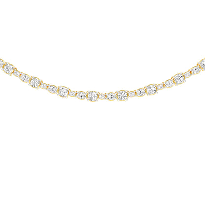 Gradiant Diamond Collar Necklace