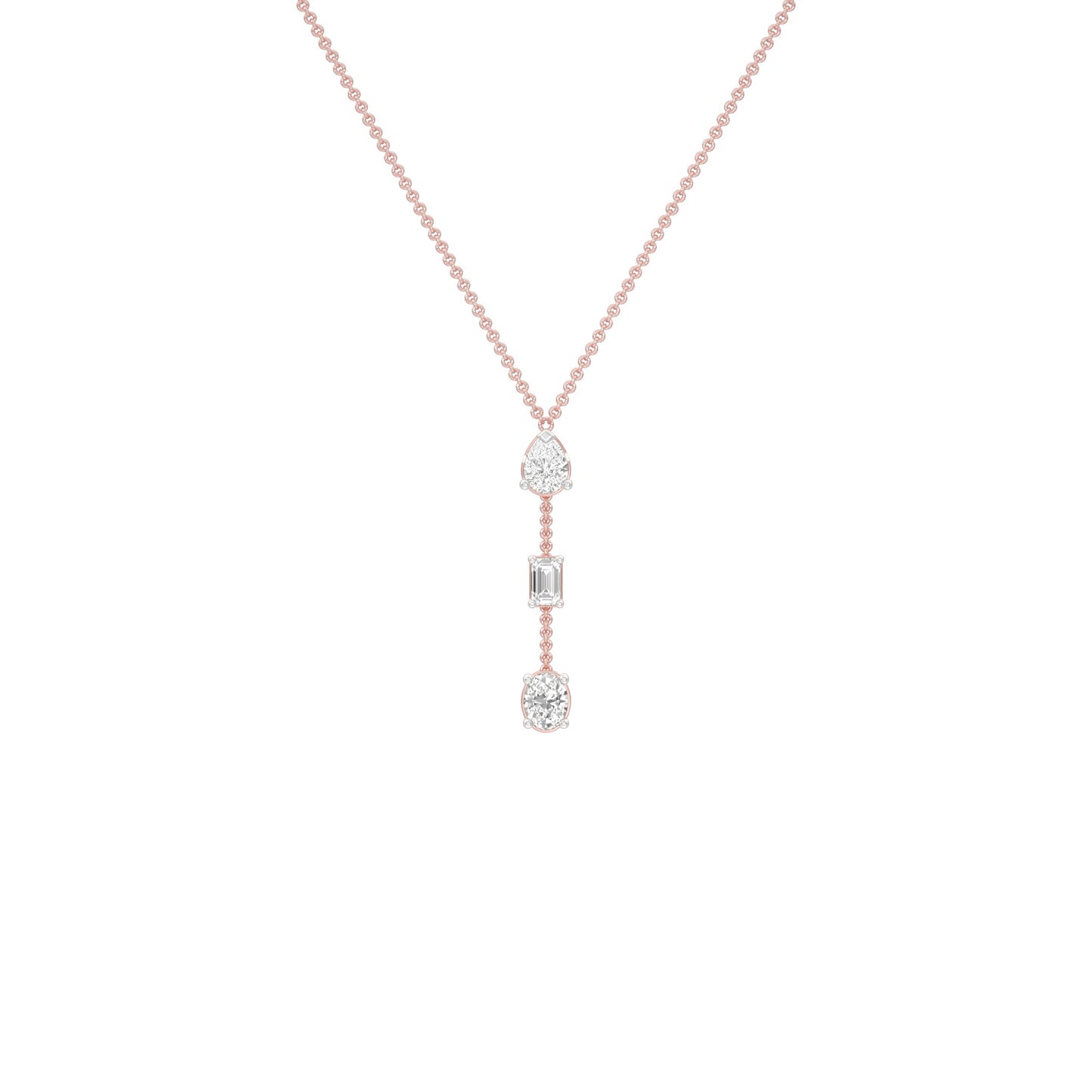 Modern Empress Diamond Necklace