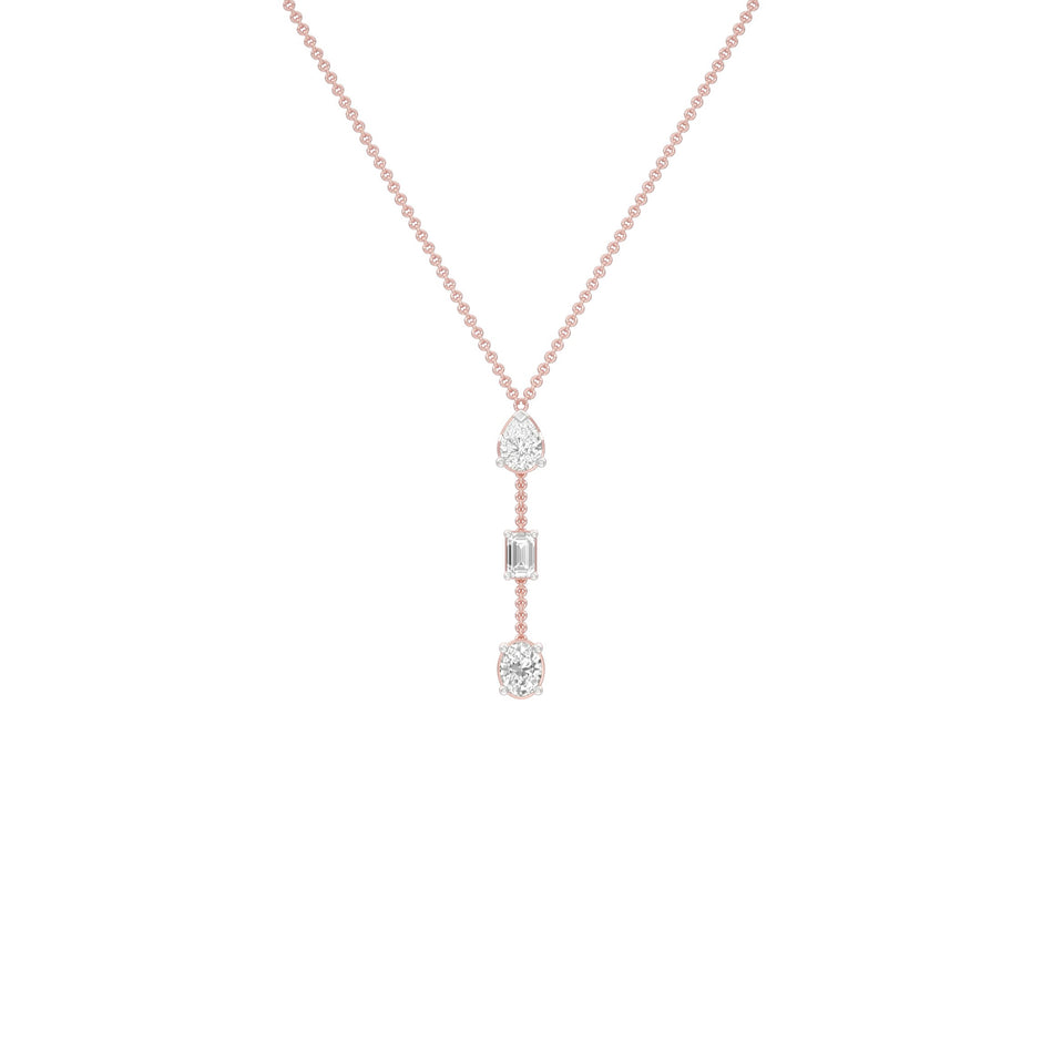 Modern Empress Diamond Necklace