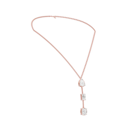 Modern Empress Diamond Necklace 18 KT / Rose Gold