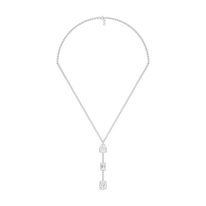 Modern Empress Diamond Necklace 18 KT / White Gold