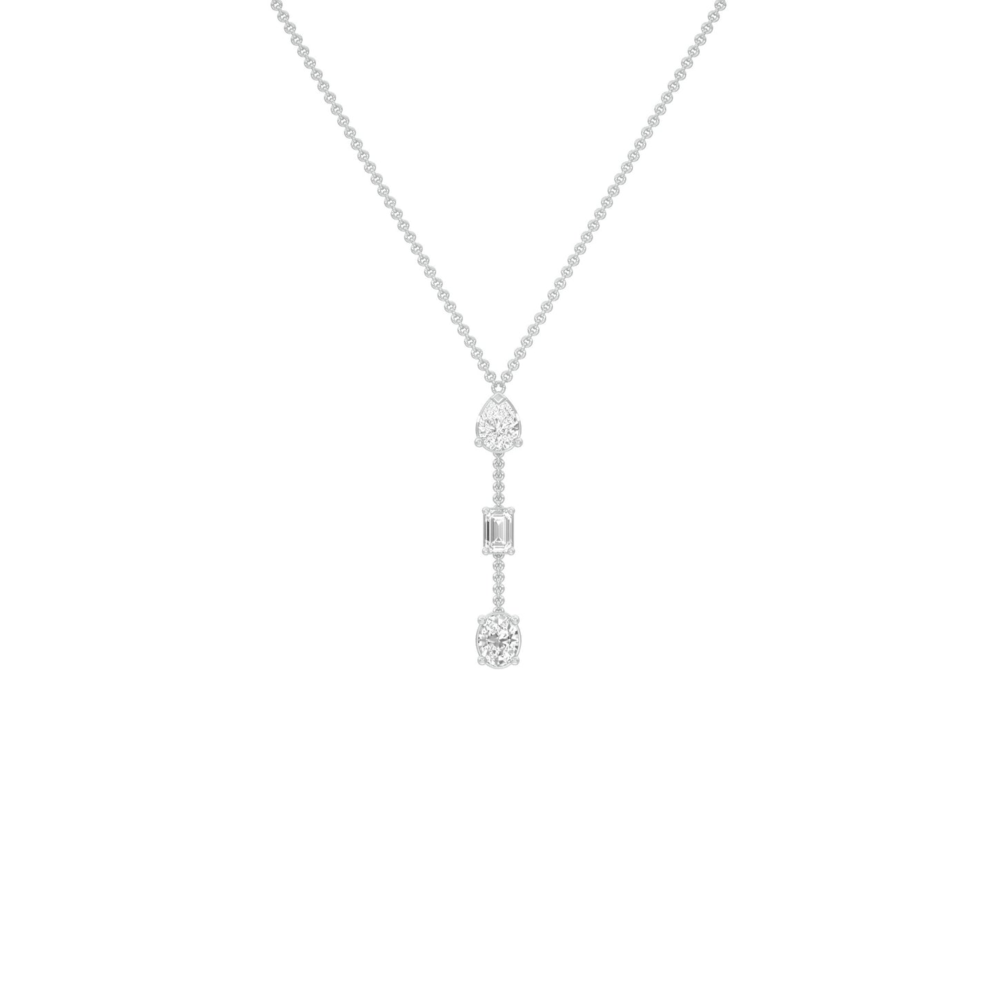 Modern Empress Diamond Necklace