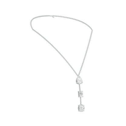 Modern Empress Diamond Necklace 18 KT / White Gold
