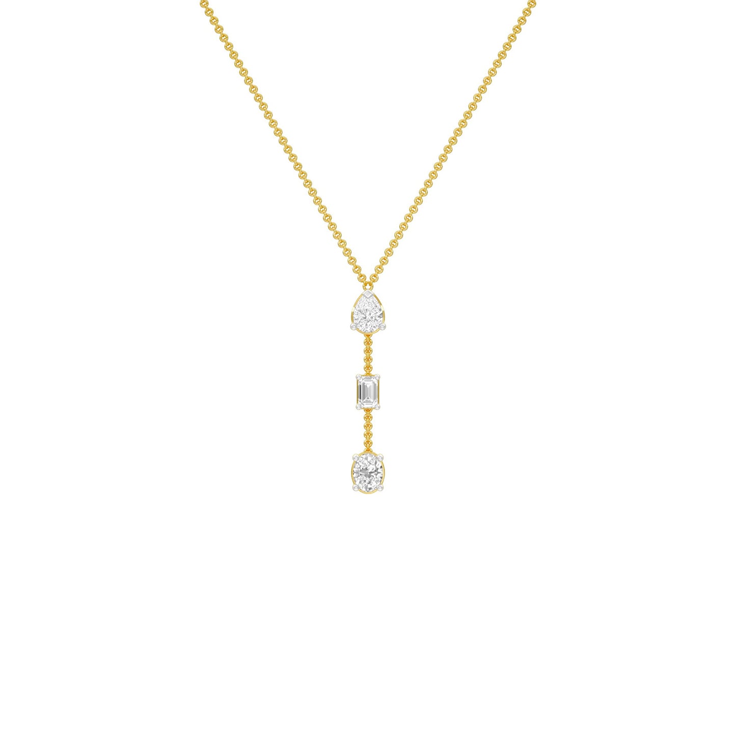 Modern Empress Diamond Necklace