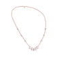 Uneven Clusters Diamond Necklace 18 KT / Rose Gold
