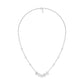 Uneven Clusters Diamond Necklace 18 KT / White Gold