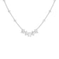 Uneven Clusters Diamond Necklace 18 KT / White Gold