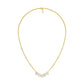 Uneven Clusters Diamond Necklace 18 KT / Yellow Gold