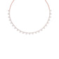 Triangle Shaped Brilliant Diamond Necklace
