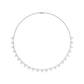 Triangle Shaped Brilliant Diamond Necklace