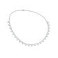 Triangle Shaped Brilliant Diamond Necklace
