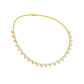 Triangle Shaped Brilliant Diamond Necklace