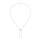 Twin Drop Strands Diamond Necklace 18 KT / Rose Gold