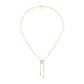Twin Drop Strands Diamond Necklace 18 KT / Yellow Gold