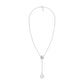 Sunset Drop Y Diamond Necklace 18 KT / White Gold