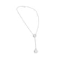 Sunset Drop Y Diamond Necklace 18 KT / White Gold