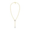 Sunset Drop Y Diamond Necklace 18 KT / Yellow Gold