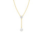 Sunset Drop Y Diamond Necklace 18 KT / Yellow Gold