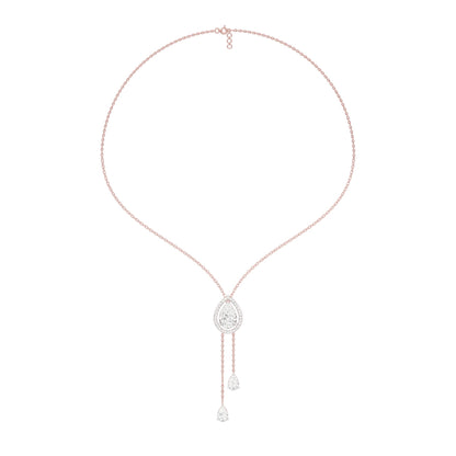 Evenings With Gravity Diamond Necklace 18 KT / Rose Gold
