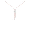 Evenings With Gravity Diamond Necklace 18 KT / Rose Gold