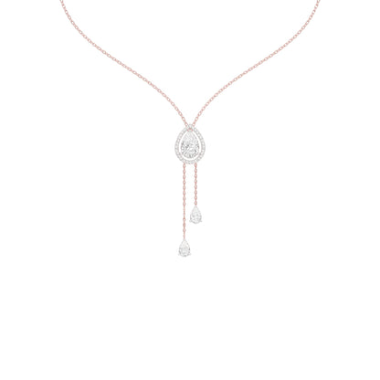 Evenings With Gravity Diamond Necklace 18 KT / Rose Gold