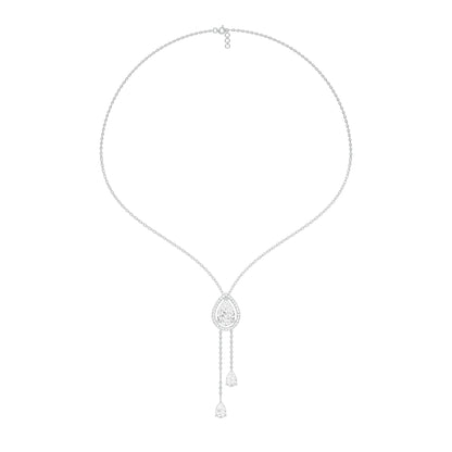 Evenings With Gravity Diamond Necklace 18 KT / White Gold