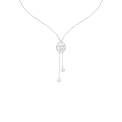 Evenings With Gravity Diamond Necklace 18 KT / White Gold