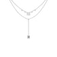 Red Carpet Baugette Drop Diamond Necklace