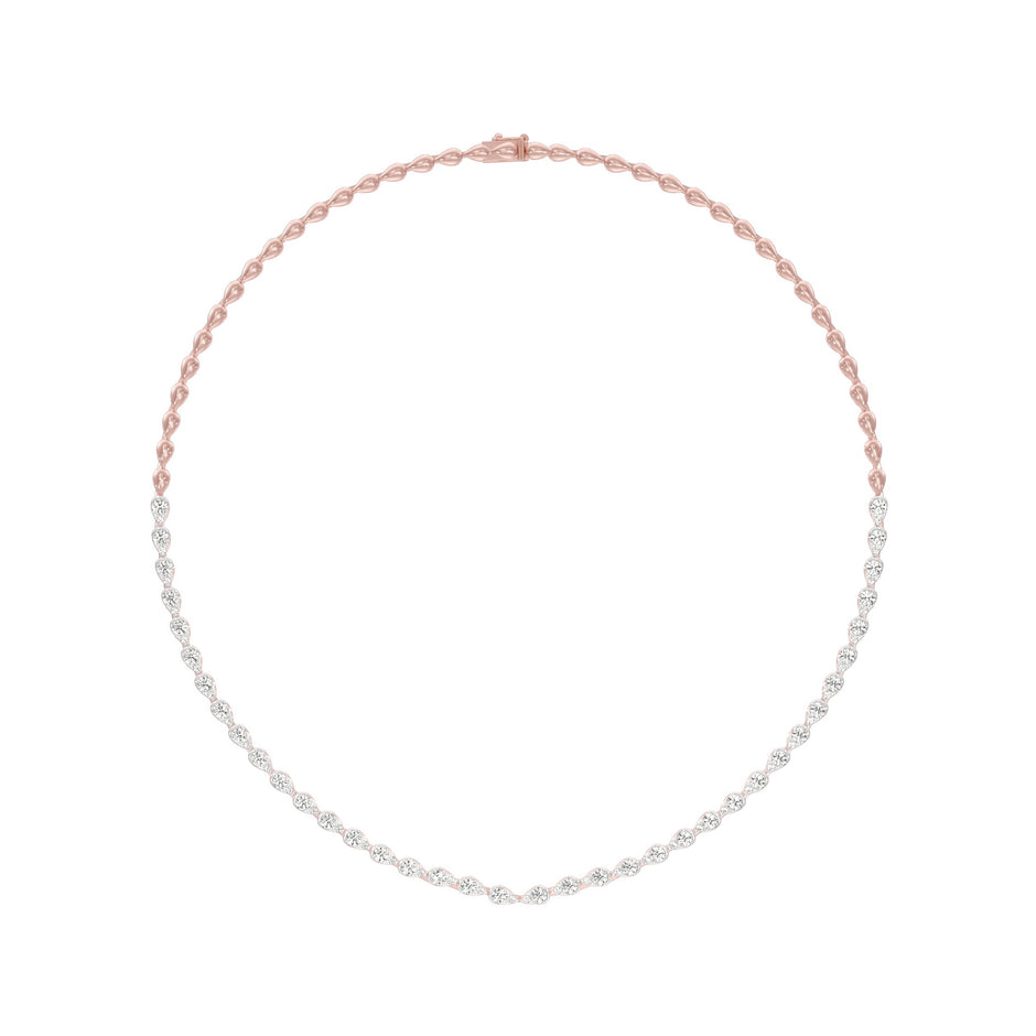 Stellar Drift Diamond Necklace