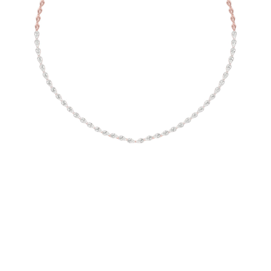 Stellar Drift Diamond Necklace