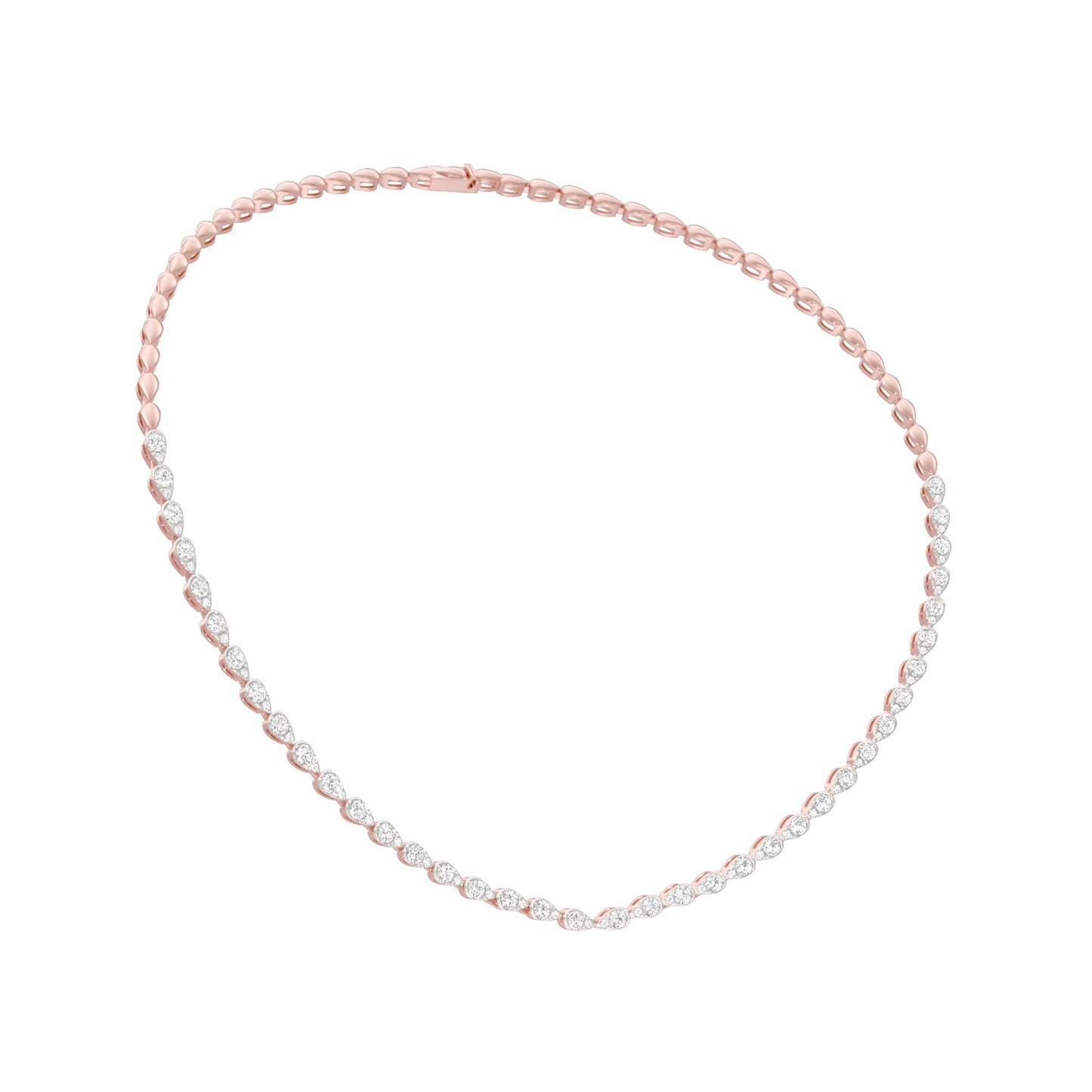 Stellar Drift Diamond Necklace