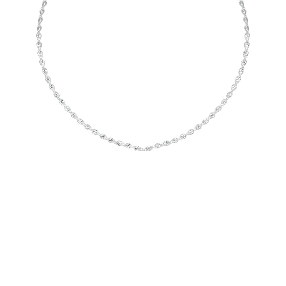 Stellar Drift Diamond Necklace