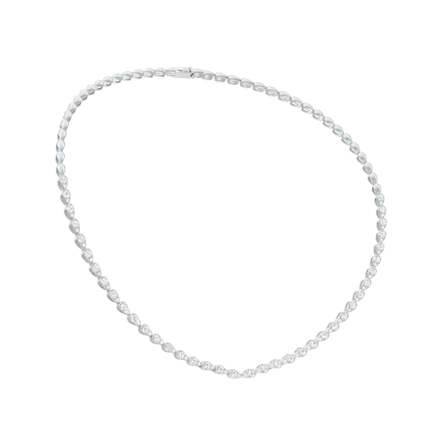 Stellar Drift Diamond Necklace