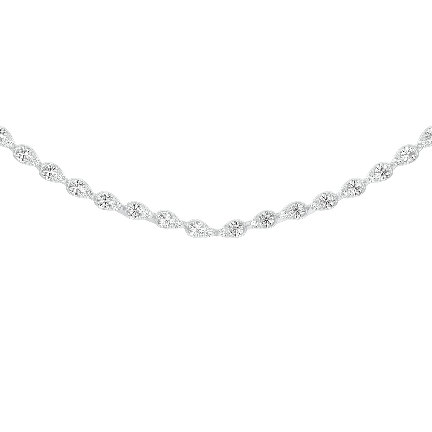 Stellar Drift Diamond Necklace