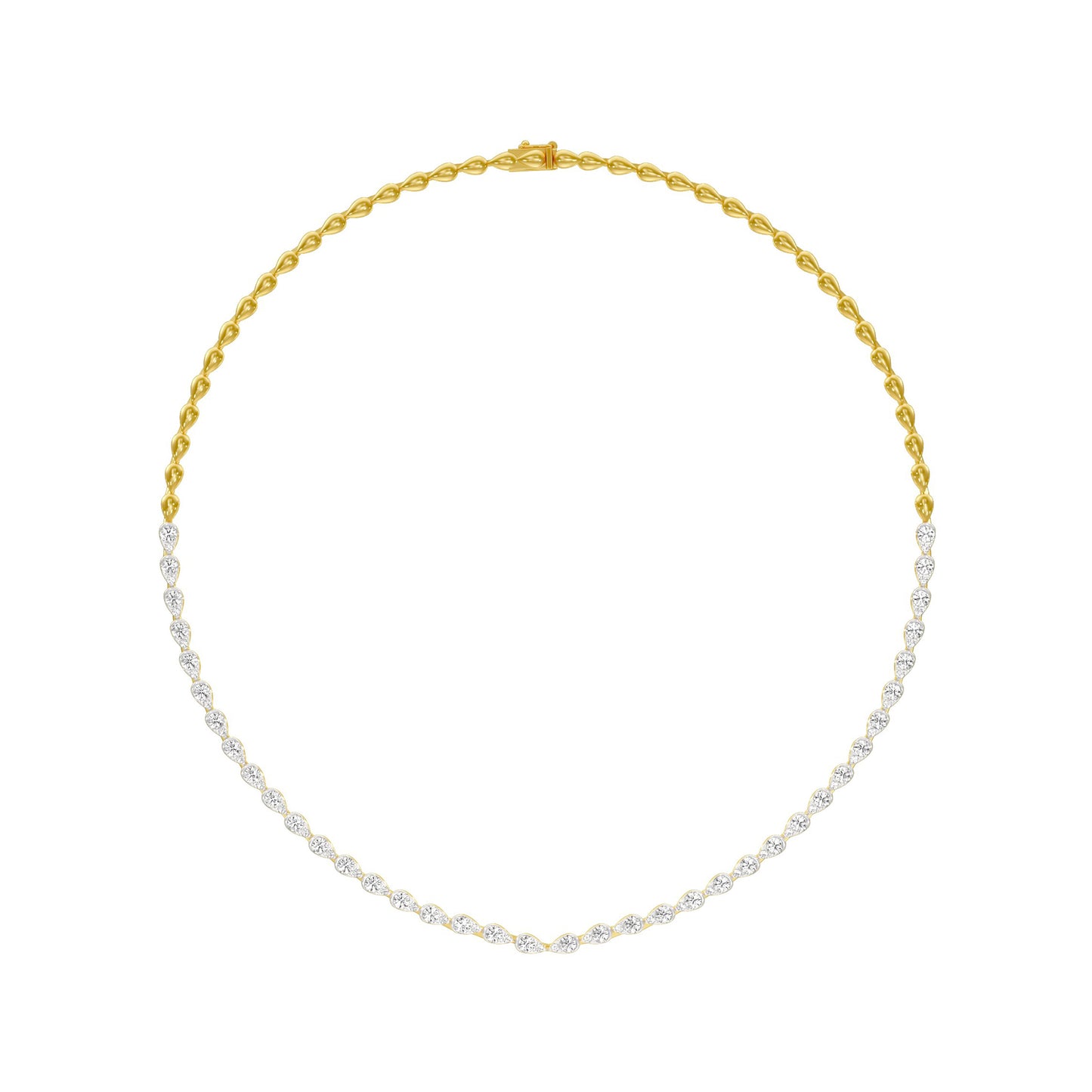 Stellar Drift Diamond Necklace