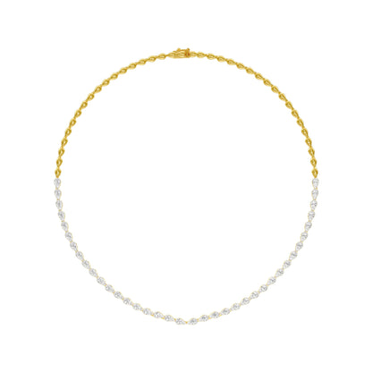 Stellar Drift Diamond Necklace