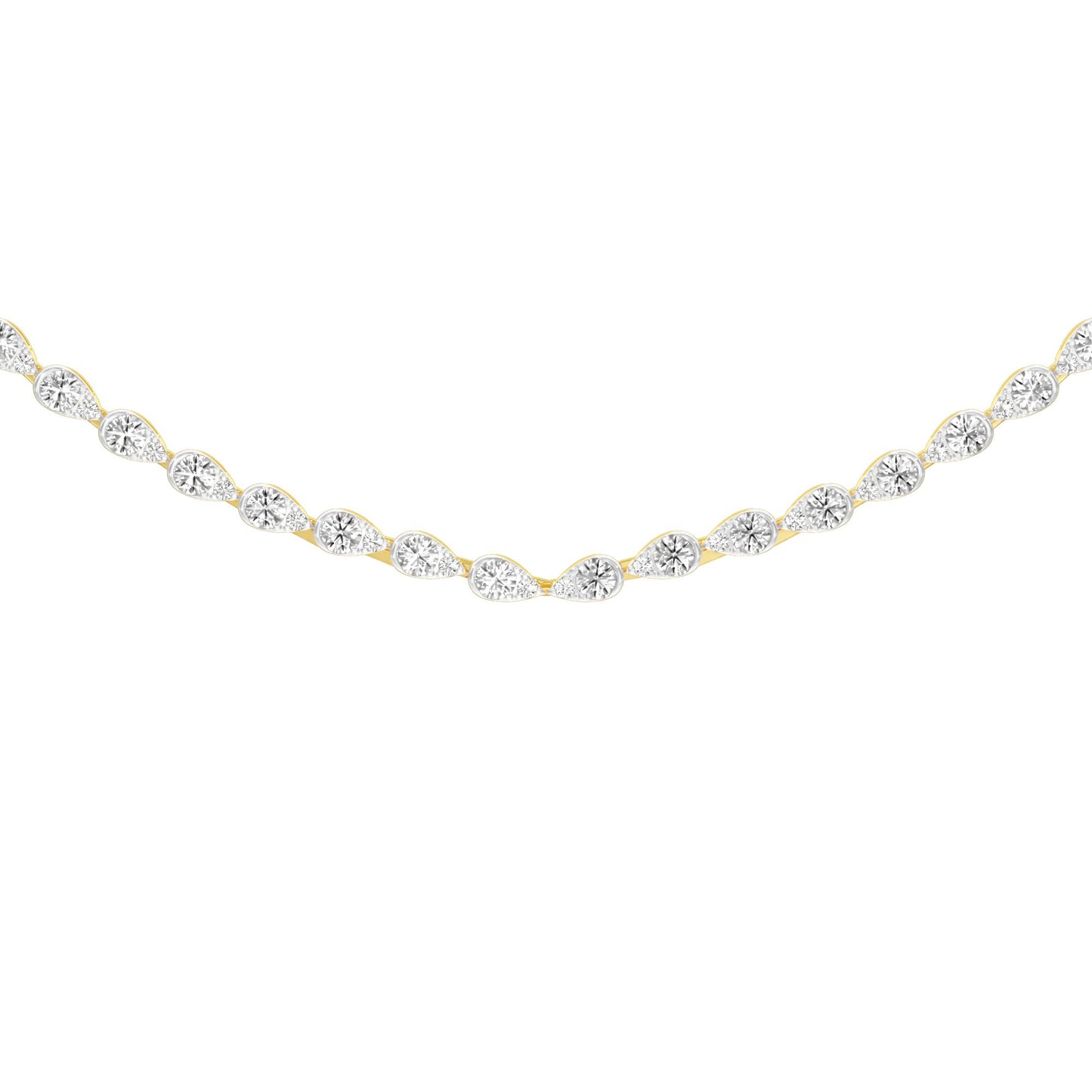 Stellar Drift Diamond Necklace