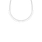 Edged In Shimmer Diamond Necklace