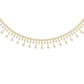 Edged In Shimmer Diamond Necklace 18 KT / Yellow Gold
