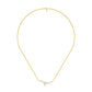 Infinity Bow Diamond Necklace 18 KT / Yellow Gold