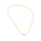 Infinity Bow Diamond Necklace 18 KT / Yellow Gold