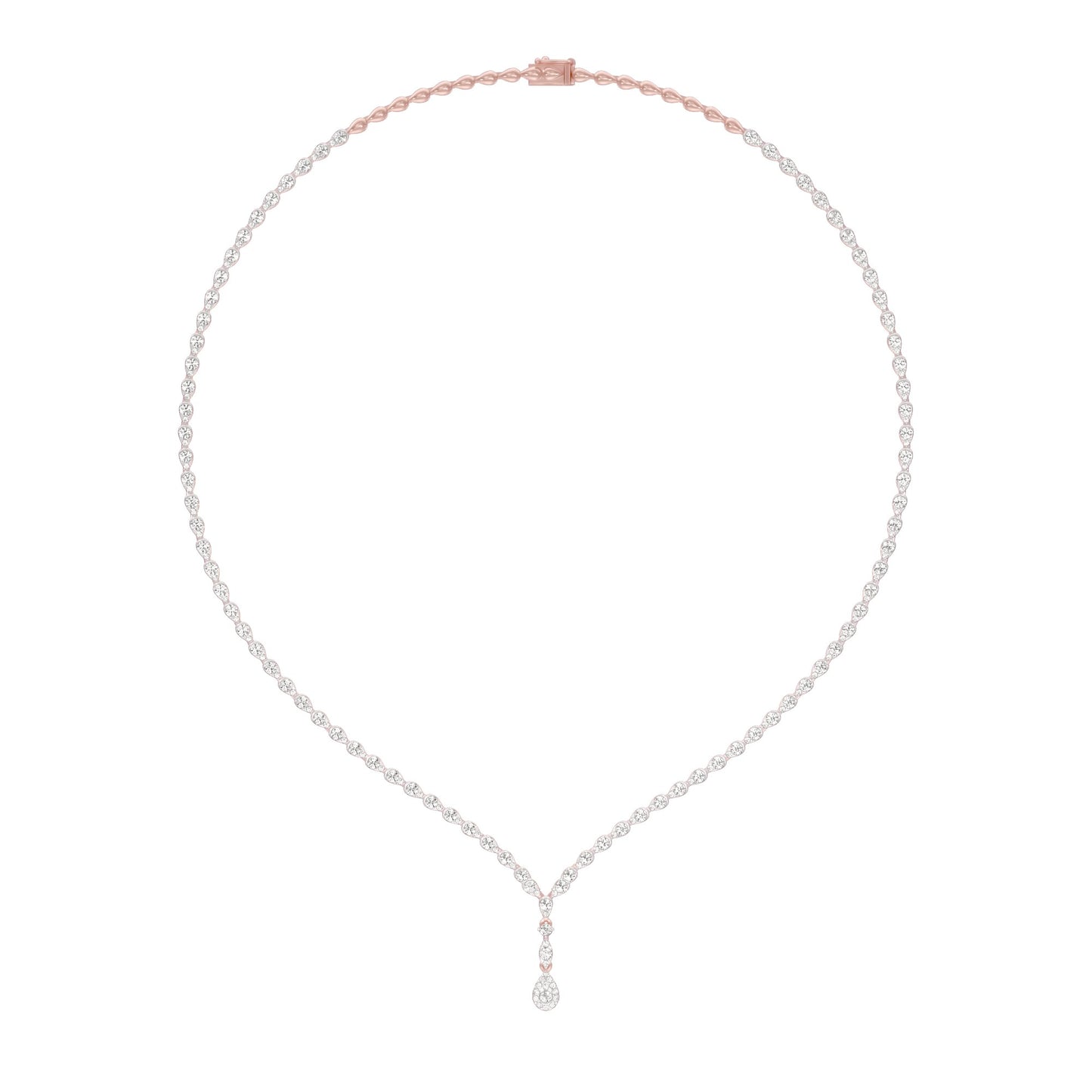 Towards Gravity Diamond Necklace 18 KT / Rose Gold