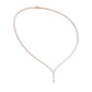 Towards Gravity Diamond Necklace 18 KT / Rose Gold