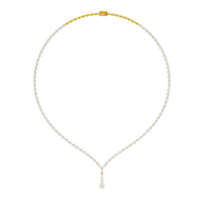 Towards Gravity Diamond Necklace 18 KT / Yellow Gold